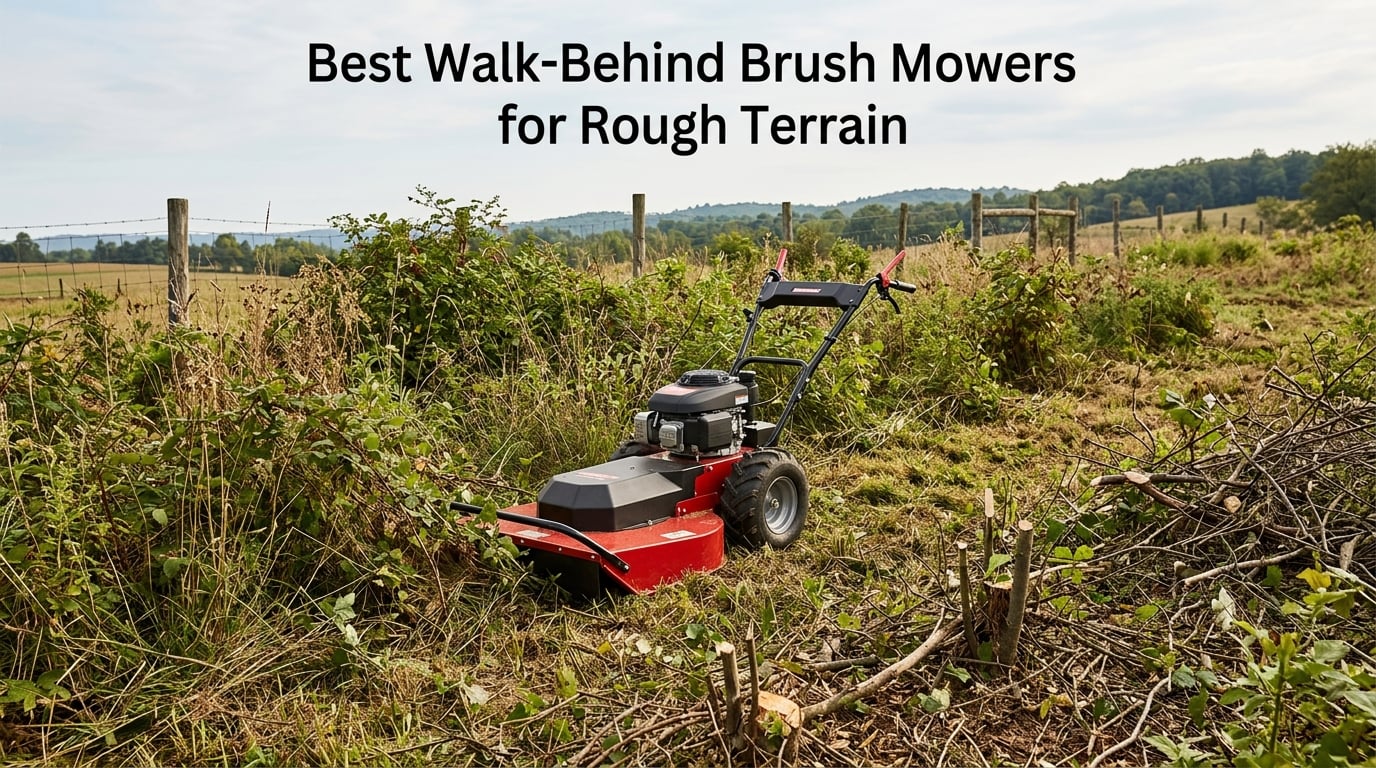 Best Walk-Behind Brush Mowers for Rough Terrain