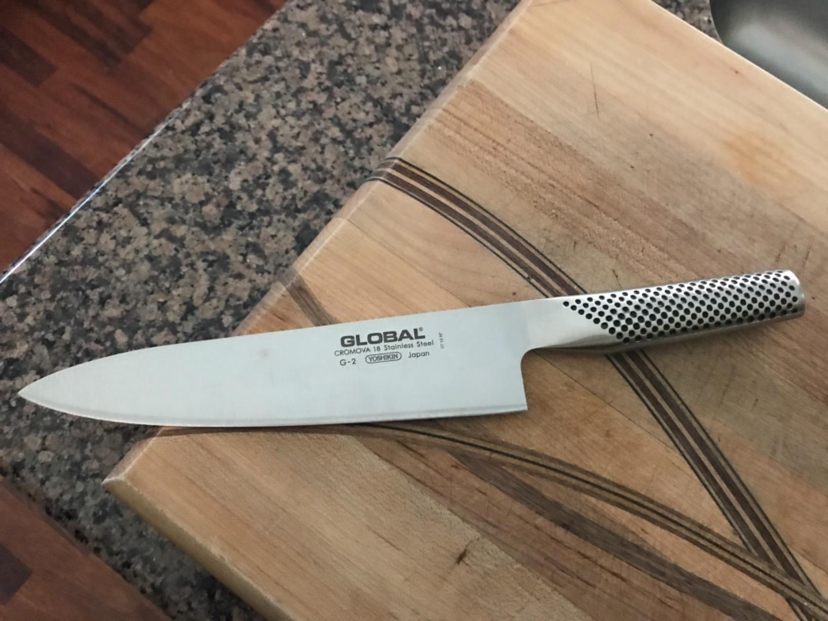 Global - 8 inch, 20cm Chef's Knife,Silver customer photo 1