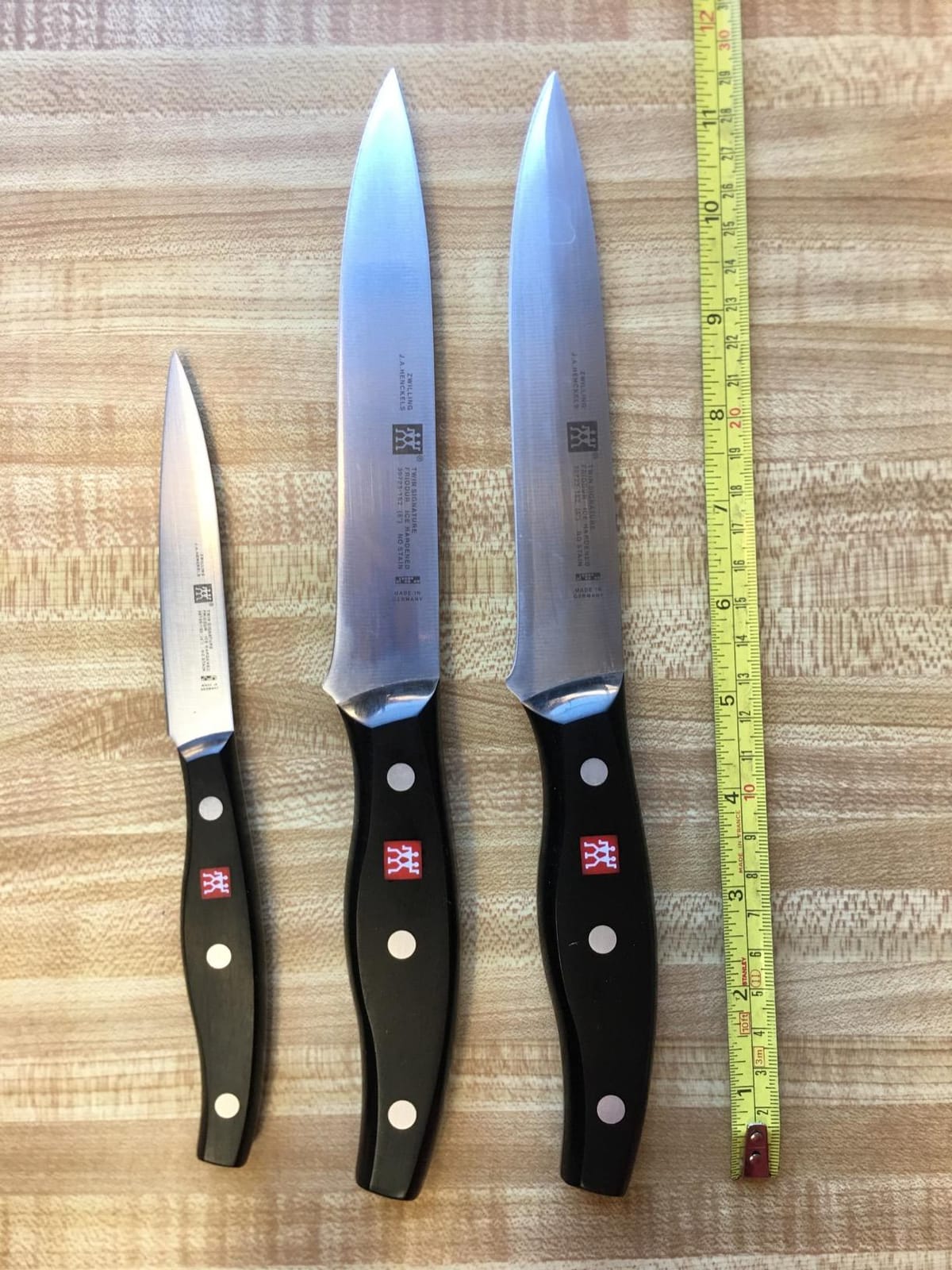 ZWILLING Twin Signature 3 pc Kitchen Knife Set Made in Germany customer photo 2