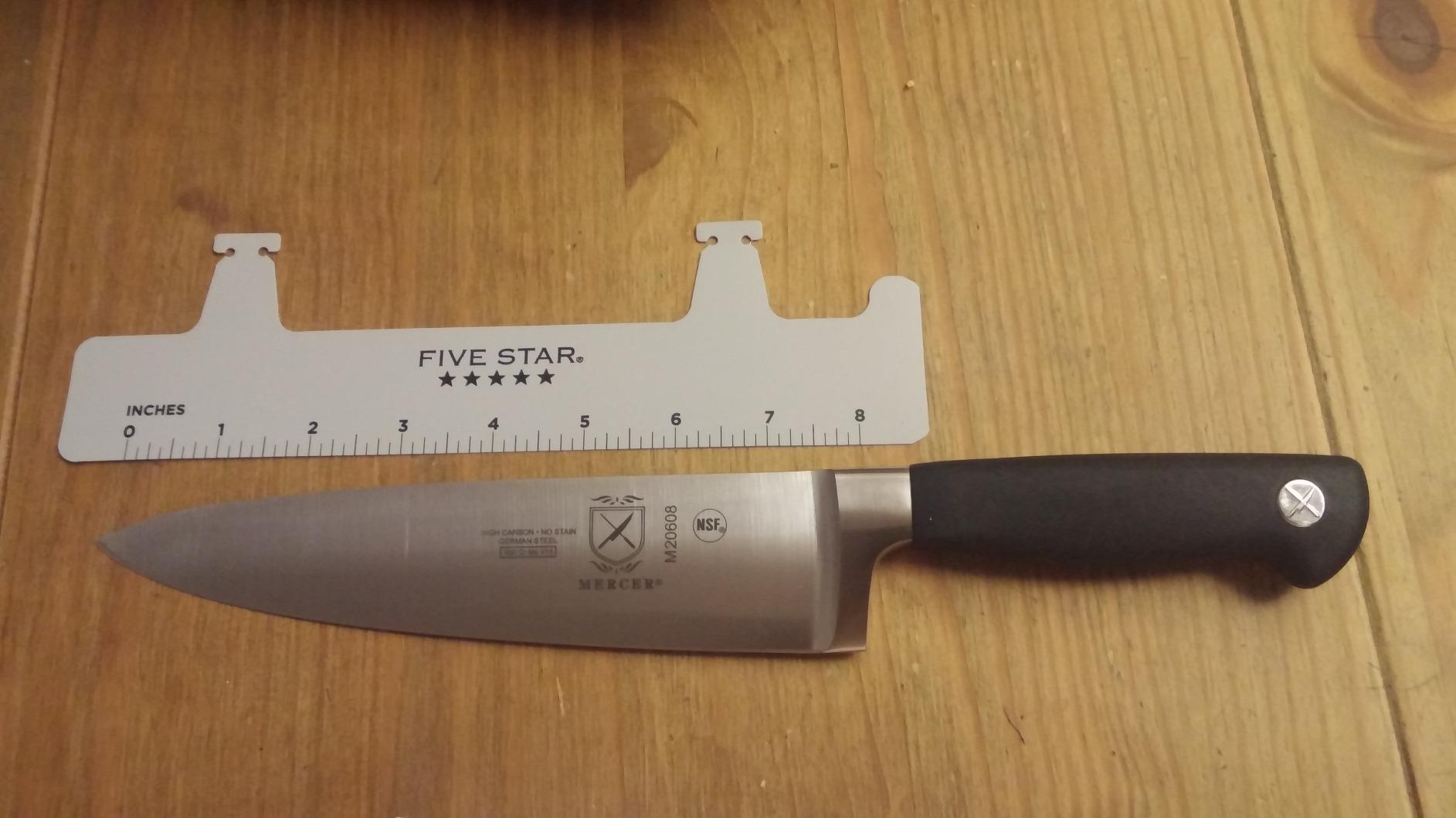 Mercer Culinary M20608 Genesis 8-Inch Chef's Knife,Black customer photo 1