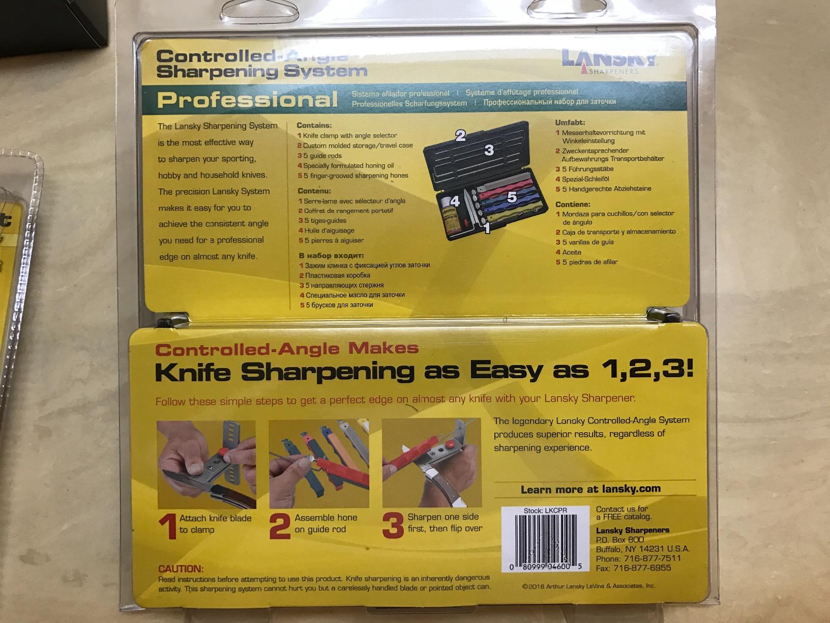 Lansky Professional Sharpening System with Coarse, Medium, Ultra Fine, and Serrated Medium Hones customer photo 2