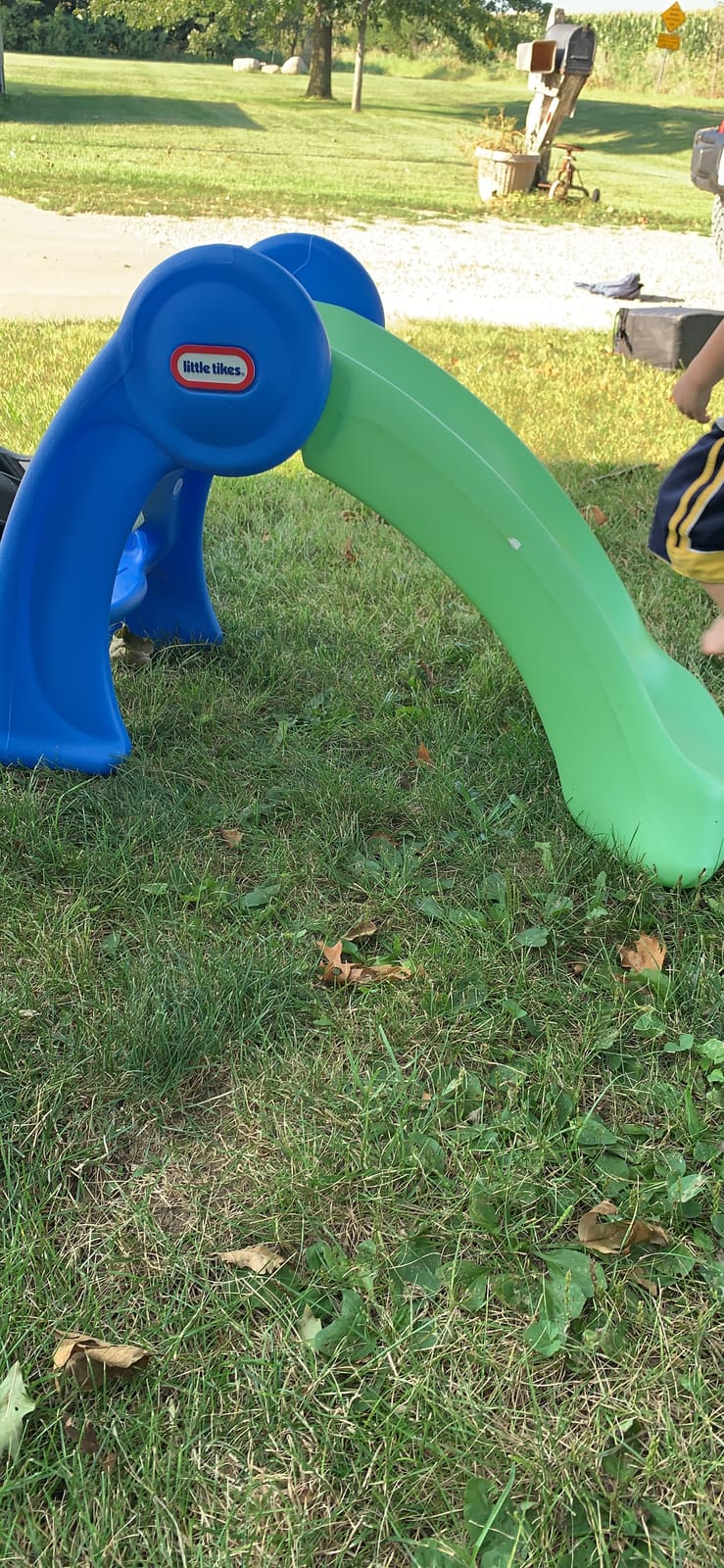 Little Tikes Junior Play Slide Green/Blue, 5 ft or less customer photo 1