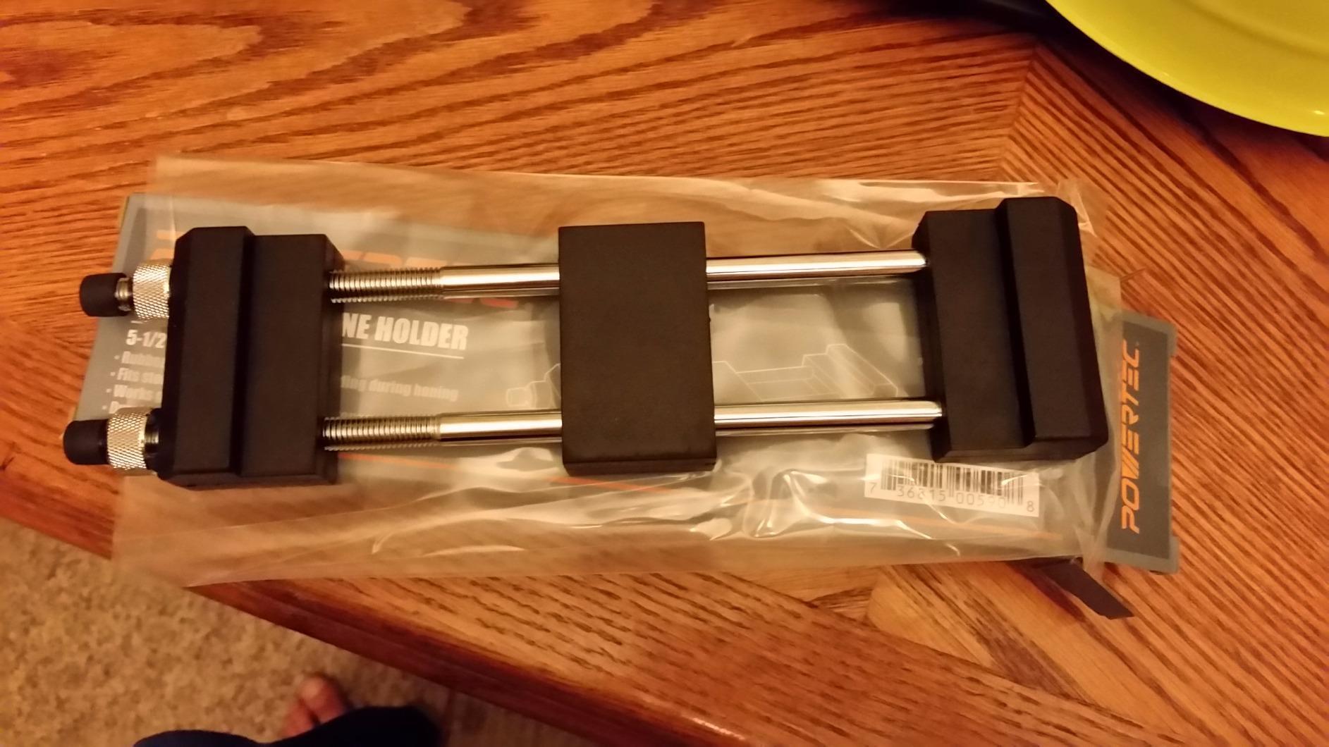 POWERTEC Sharpening Stone Holder – Adjustable Whetstone Stone Holder 5.5