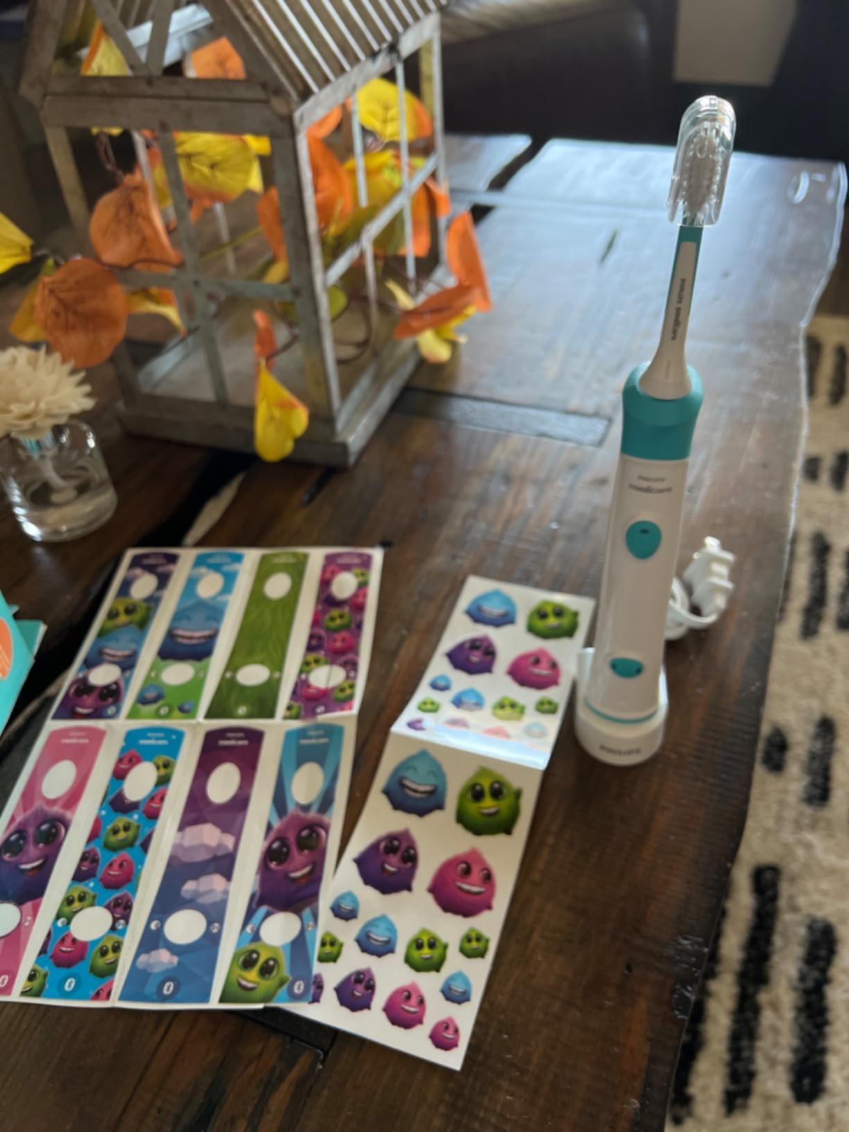 Philips Sonicare for Kids 3+ Bluetooth Connected Rechargeable Electric Power Toothbrush, Interactive for Better Brushing, Turquoise, HX6321/02 customer photo 2