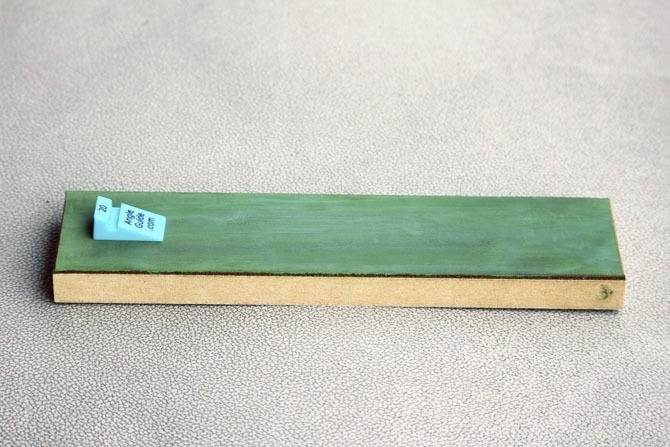 Knives Plus Strop Strop Block, Leather Sharpening Strop, 8 long