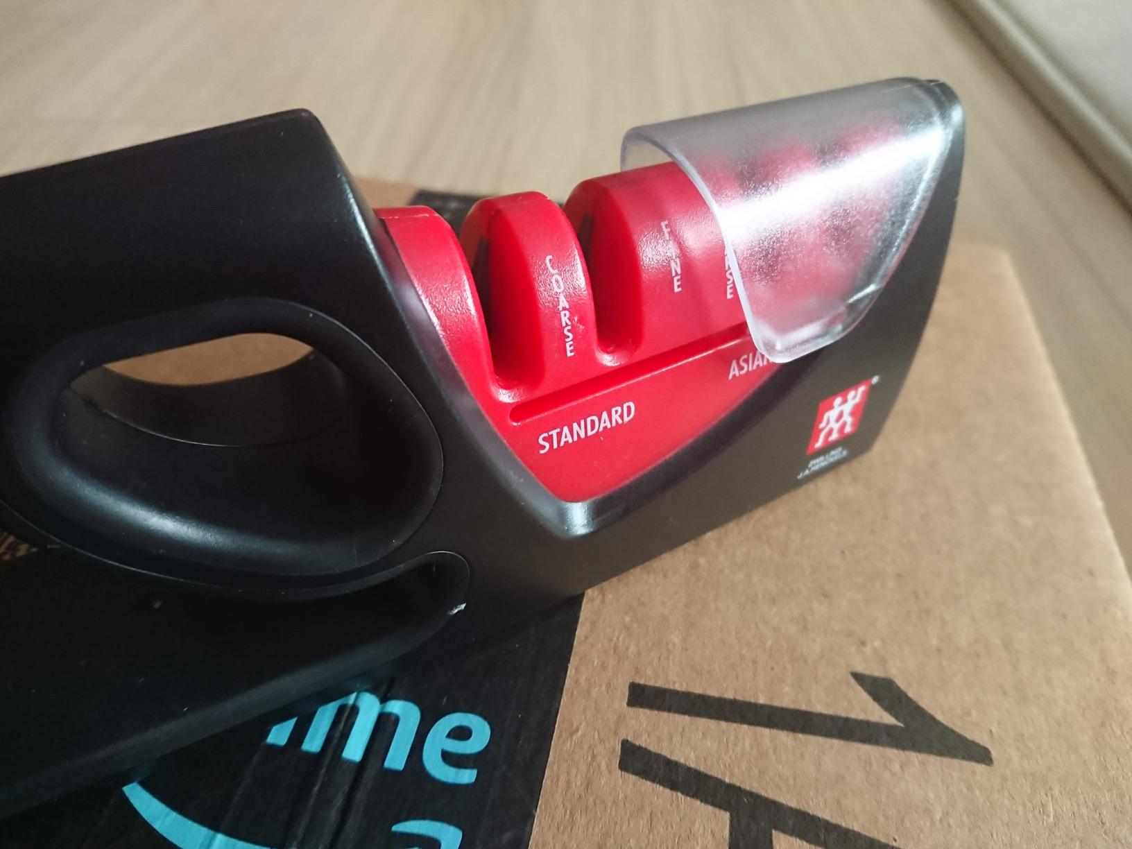 Zwilling 4-Stage Ultra-Sharp Knife Sharpener, Easy to Use Safe No Slip Base customer photo 1