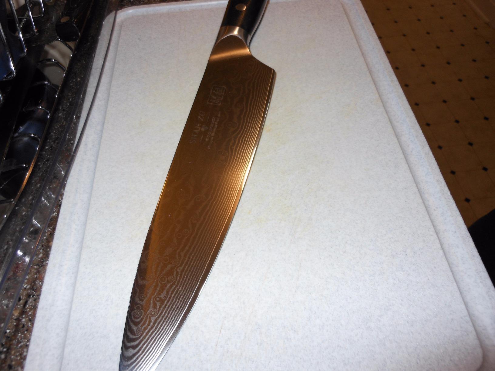 SHAN ZU Chef Knife 8 Inch Japanese Steel Damascus Kitchen Knife customer photo 1