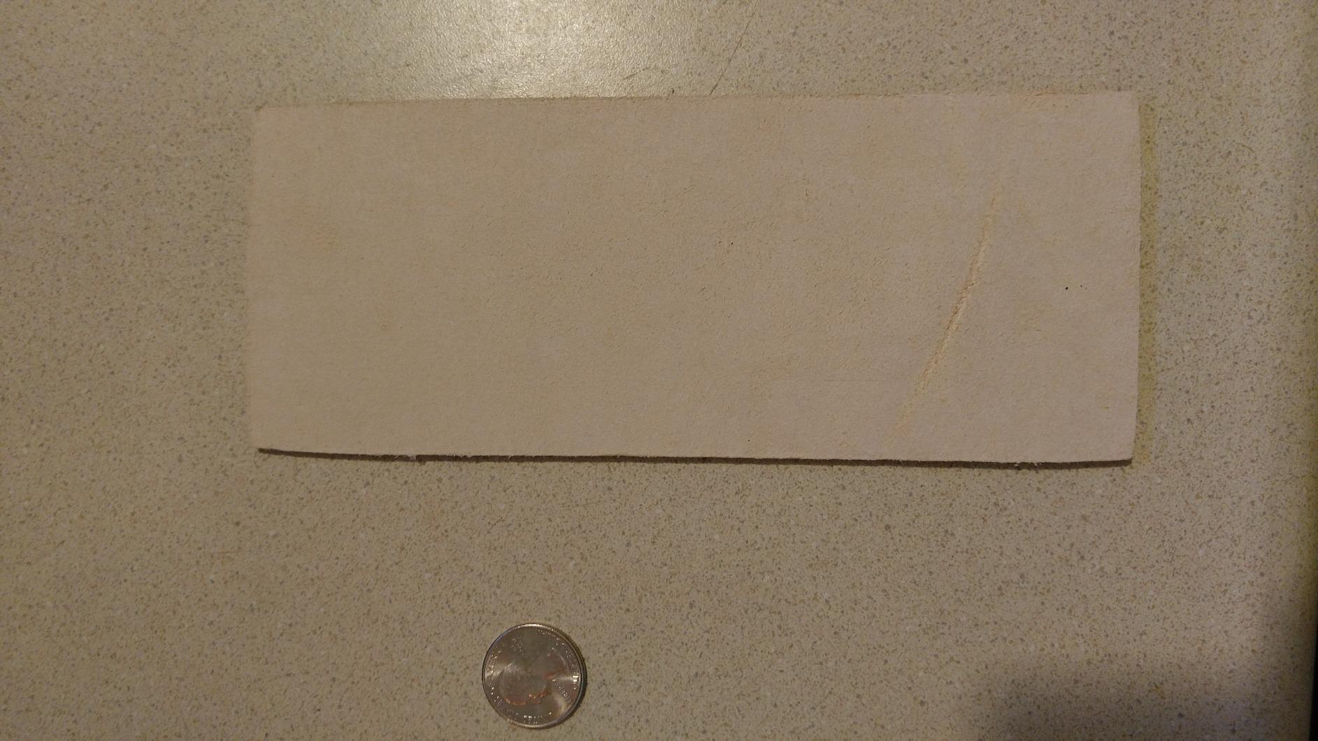 Leather Honing Strop for Knife Sharpening with Polishing Compound Double Sided (3 Inch by 8 Inch) customer photo 1
