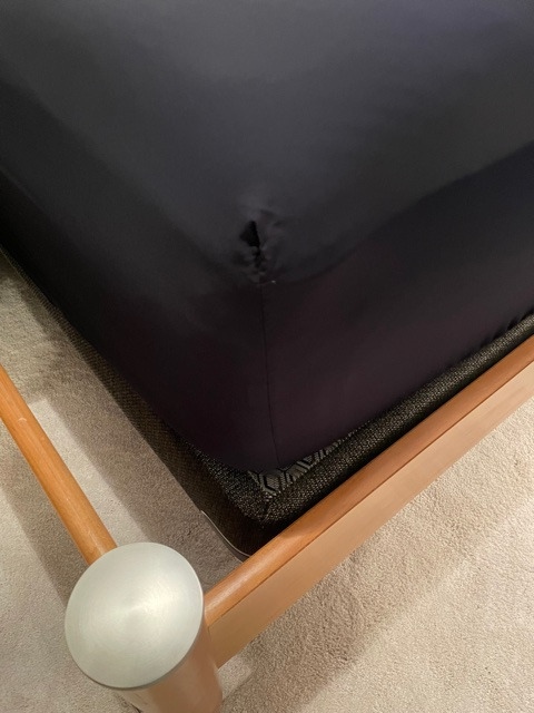 Pure Bamboo Queen Sheets, Genuine 100% Organic Viscose Derived from Bamboo Bed Sheet Set, Luxuriously Soft & Cooling, Double Stitching, 2 Year Quality Promise (Queen, Sea Glass) customer photo 1