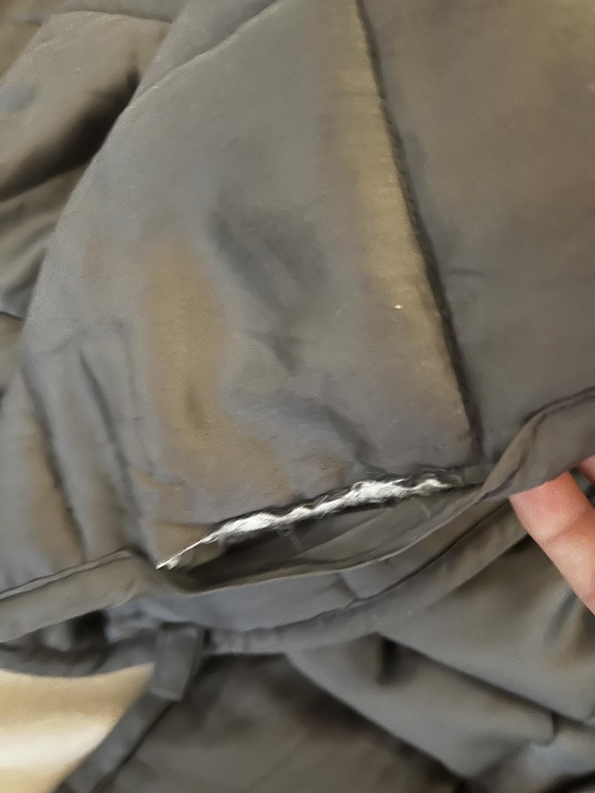 YnM Cooling Weighted Blanket for Adults, 20lbs Heavy Bed Throw for One Person of 190lbs, Perfect for Hot Sleepers or Warm Climates with Rayon/Glass Beads(60x80 Inches, Queen Bed, Sea Grass) customer photo 1