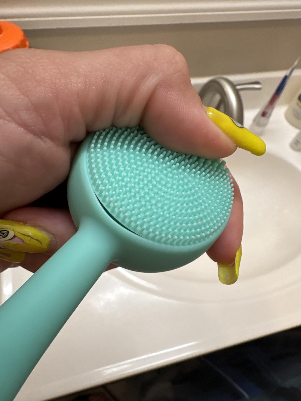 PMD Beauty Clean Facial Cleansing Brush – Waterproof Silicone Face Cleanser with Sonic Technology customer photo 2