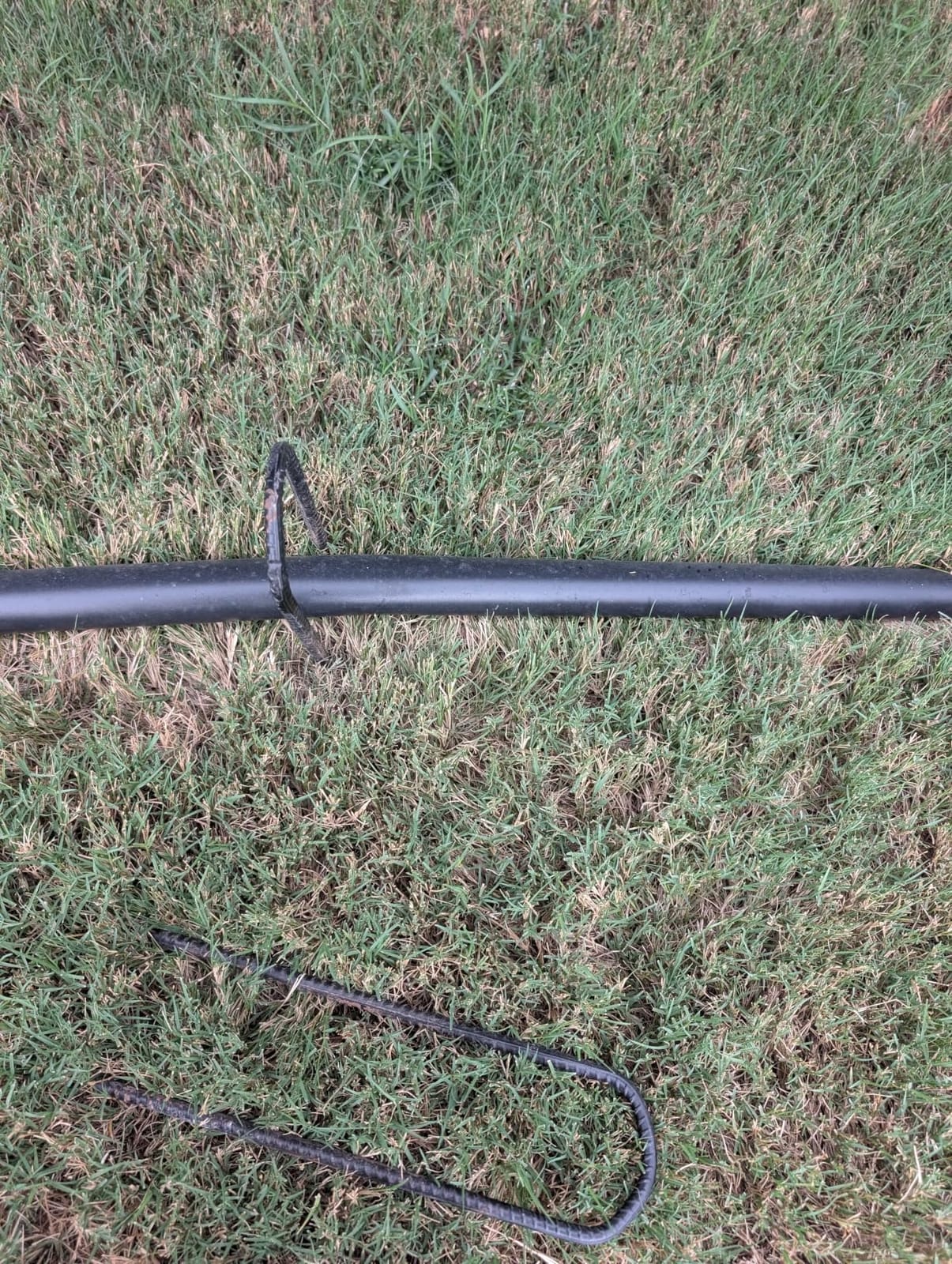 Eurmax USA 8-Pack U-Shape Ground Stakes,Rust-Proof Galvanized Steel Ground Anchors,Commercial Trampoline Stakes for High Winds,Secure Anti-Flip Tie Down for Soccer Goals,Swing Sets,Fences&Playsets customer photo 1