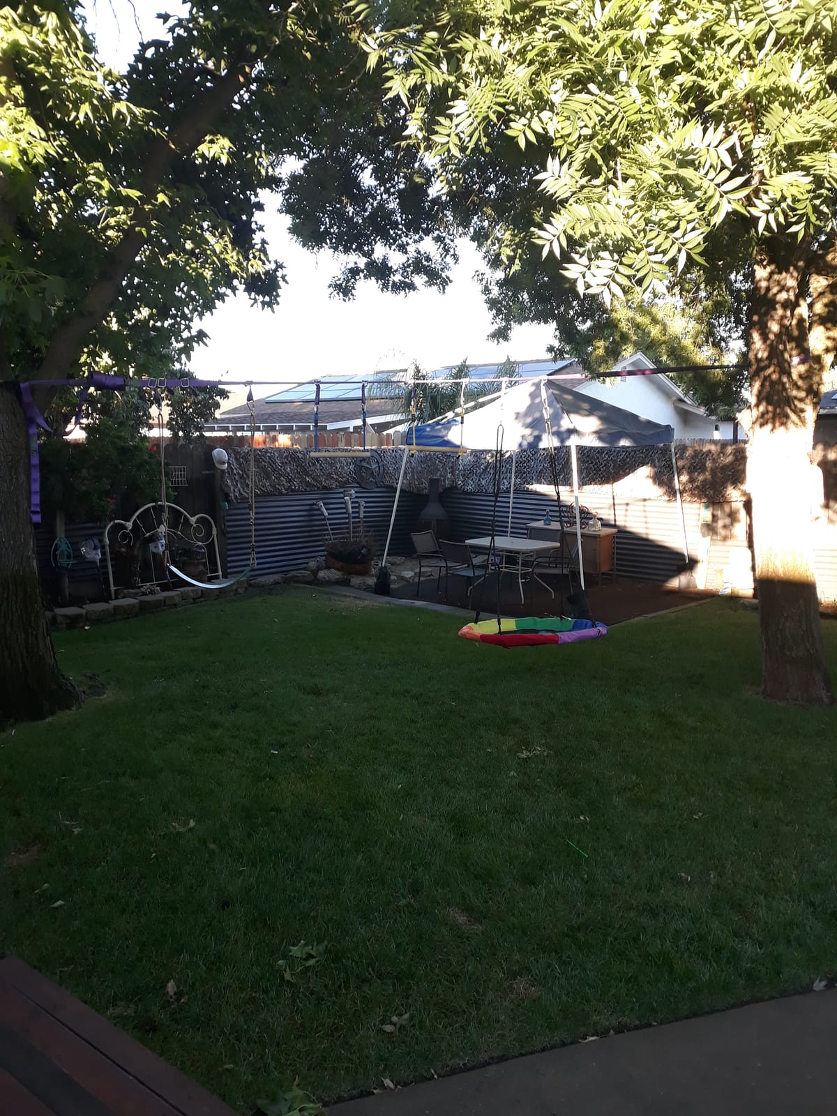 Ninja Warrior Obstacle Course Kids Outside - 2x55ft Backyard Slackline customer photo 1