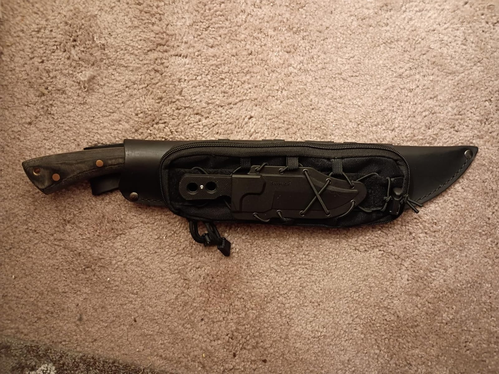 WYNEX Tactical Small Molle Pouch Nylon Knife Sheath for Belt Hunting Gear customer photo 1