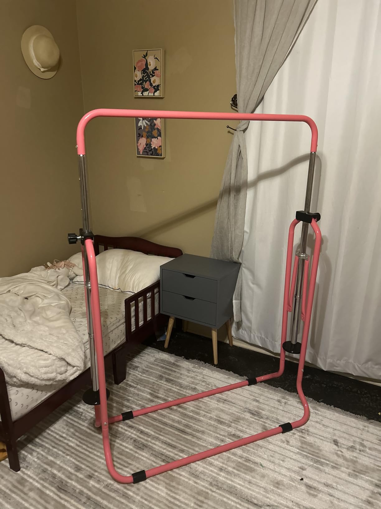 RINREA Gymnastic Bars for Kids, Adjustable Height Horizontal Bar for Home customer photo 1