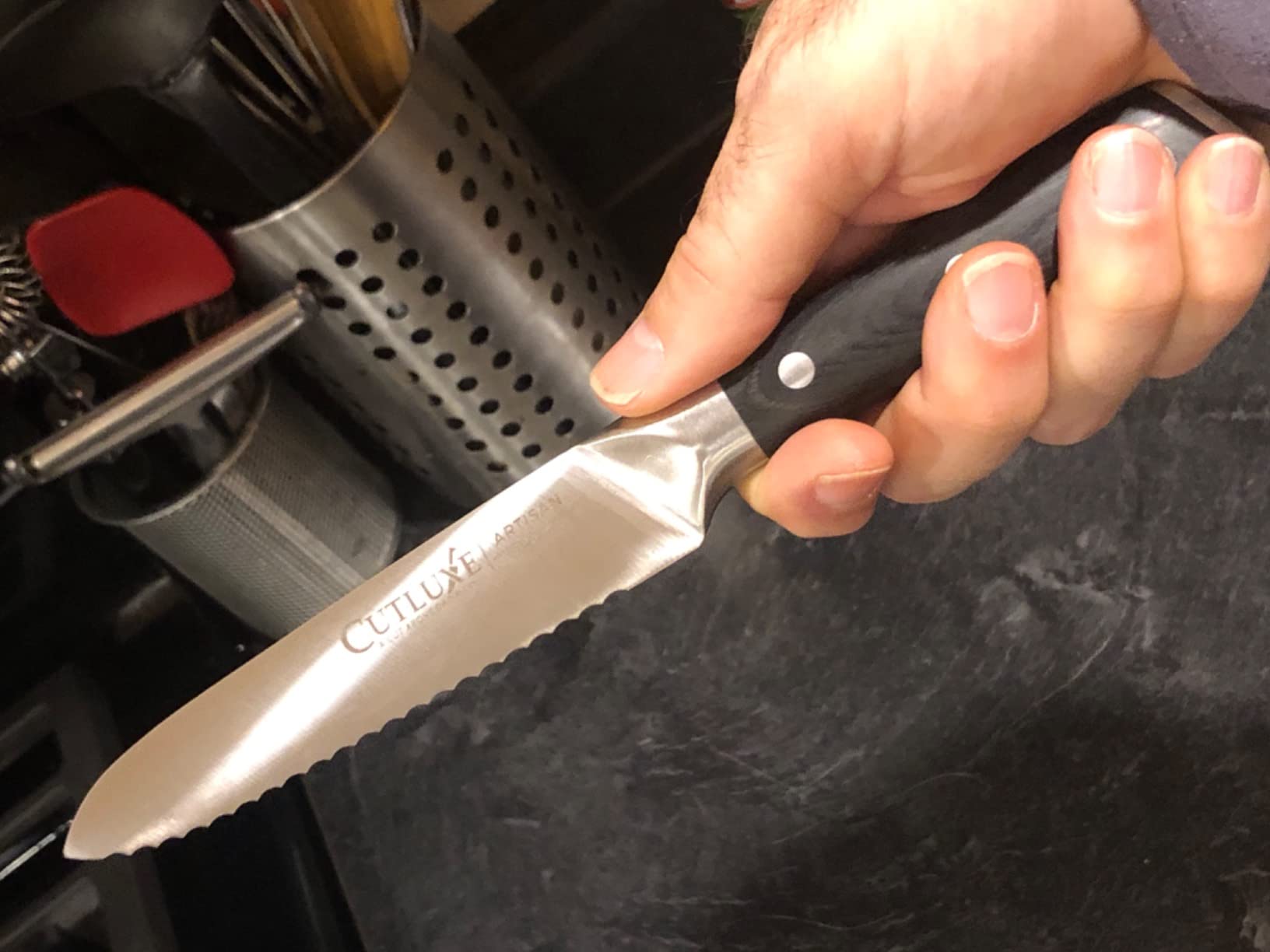 Cutluxe Kitchen Utility Knife, 5.5