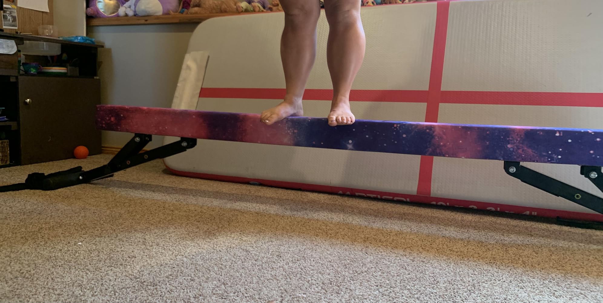 Marfual Adjustable Gymnastic Balance Beam for Kids of All Gymnastic Levels customer photo 2