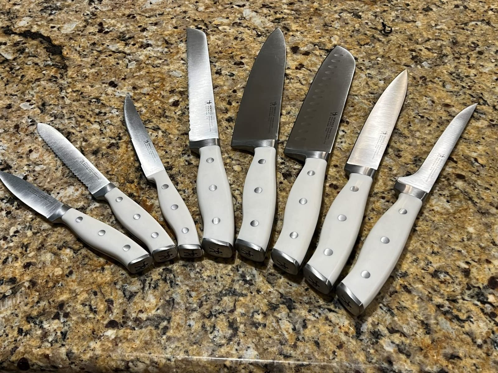 Henckels Forged Accent 16-pc Knife Block Set, White Handles customer photo 1