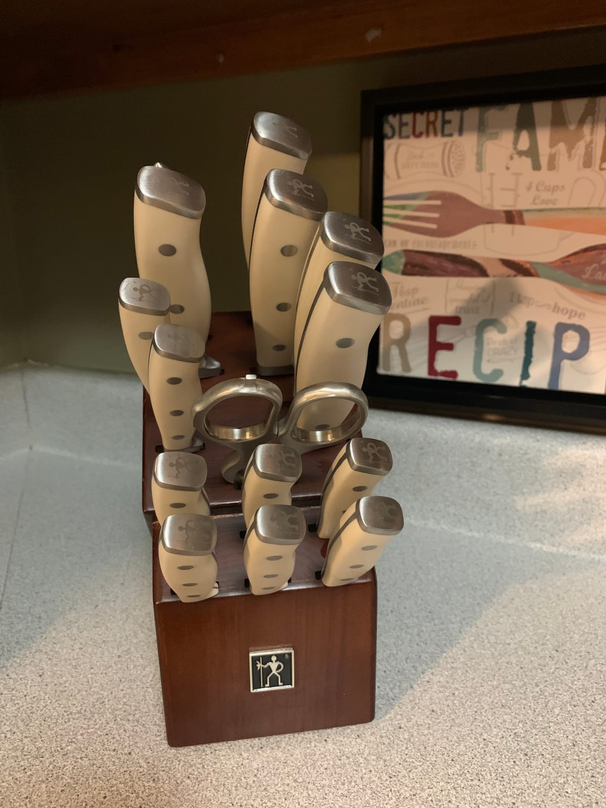 Henckels Forged Accent 16-pc Knife Block Set, White Handles customer photo 2