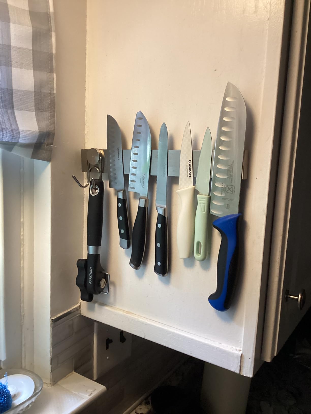 Ninonly 12 Inch Magnetic Knife Holder for Wall, Stainless Steel Knife Strip customer photo 1