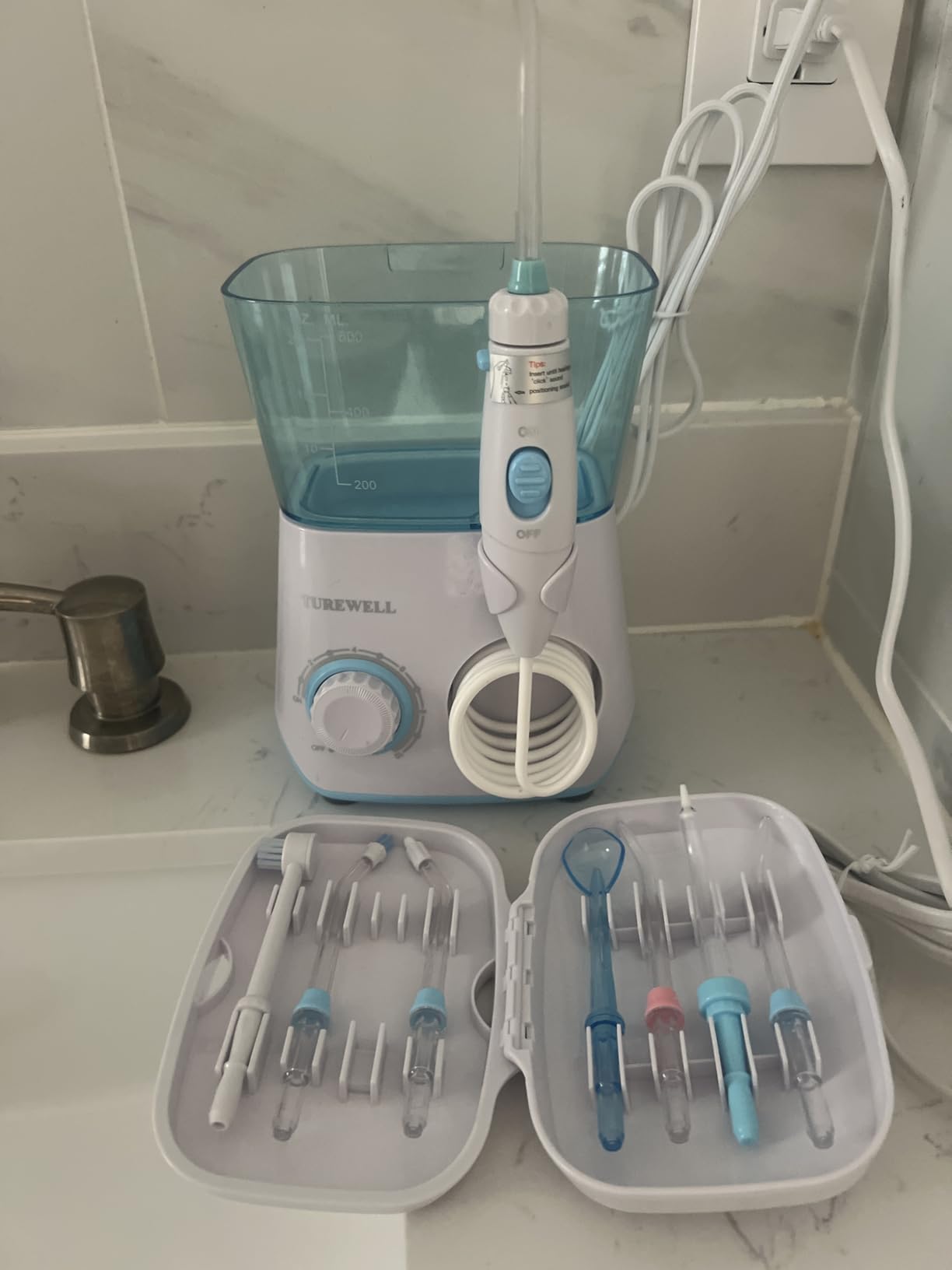 TUREWELL Water Dental Flossing Oral Irrigator for Teeth/Braces customer photo 1