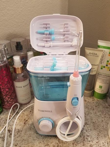 TUREWELL Water Dental Flossing Oral Irrigator for Teeth/Braces customer photo 2