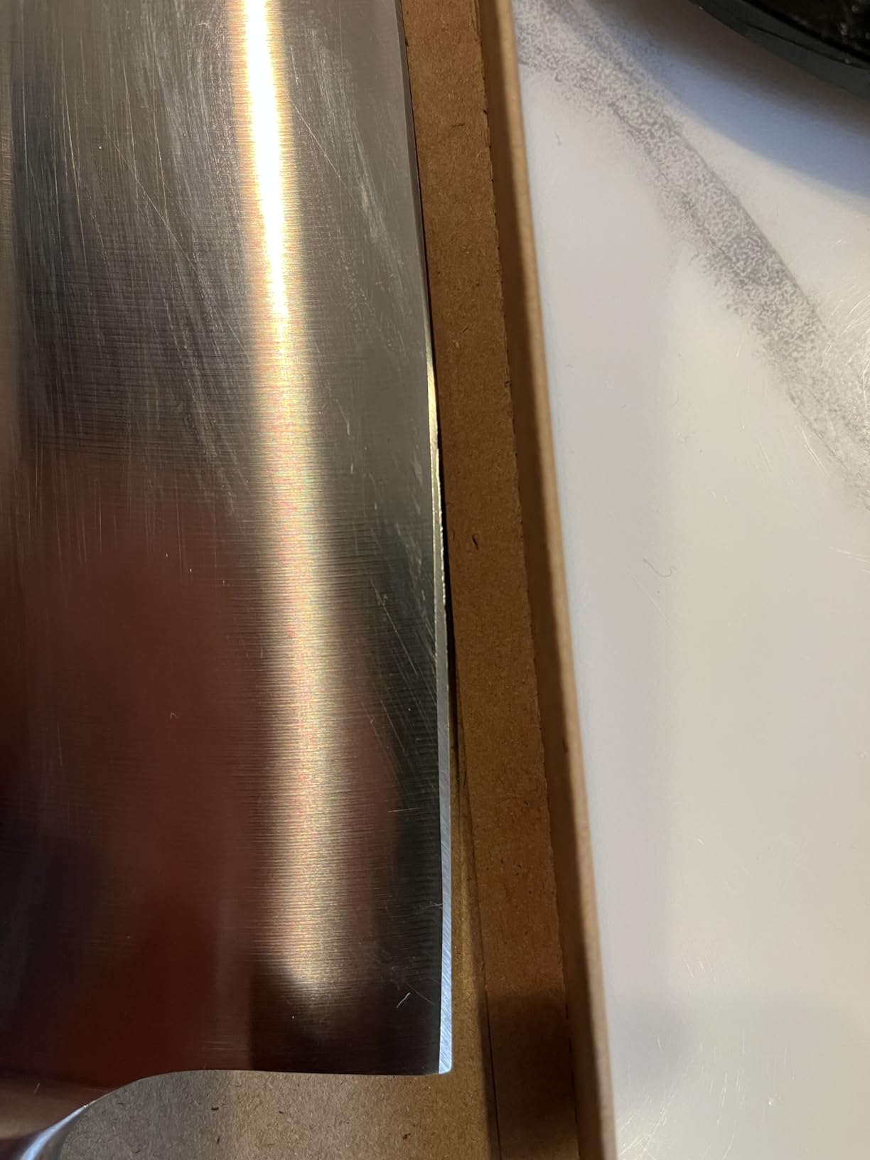 Mueller 7-Inch Meat Cleaver Butcher Knife, German High Carbon Steel customer photo 2