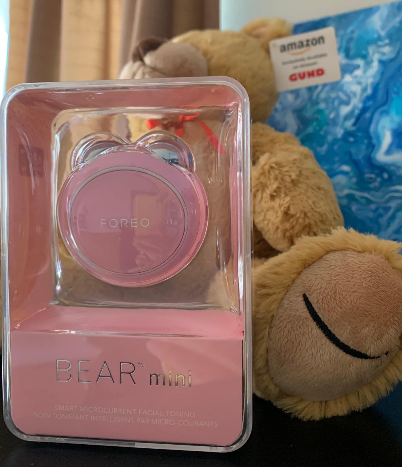 FOREO BEAR mini Microcurrent Facial Device - Instant Face Lift - Pearl Pink customer photo 2