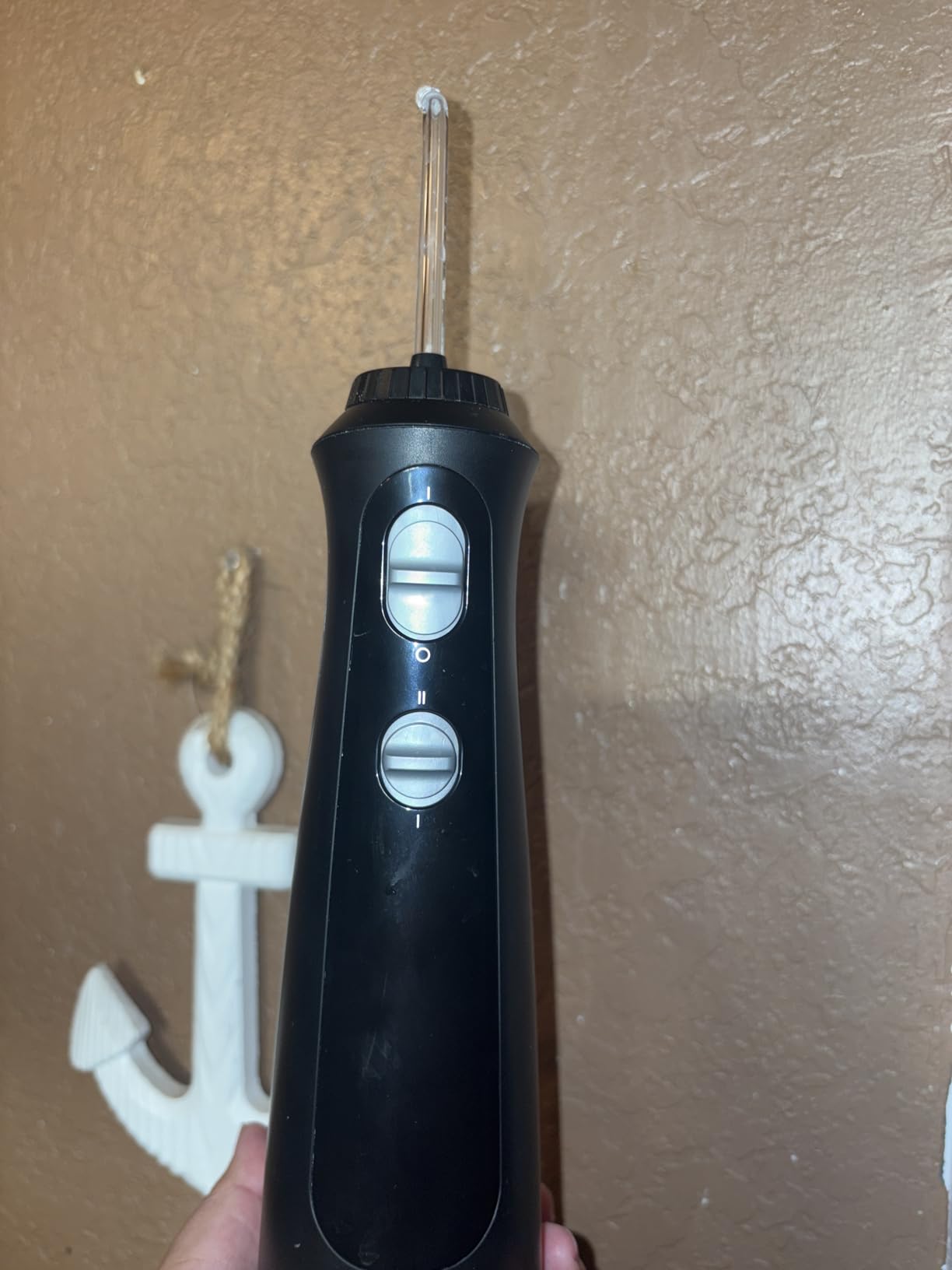 Waterpik Cordless Pearl Portable Water Flosser, Rechargeable, White customer photo 1