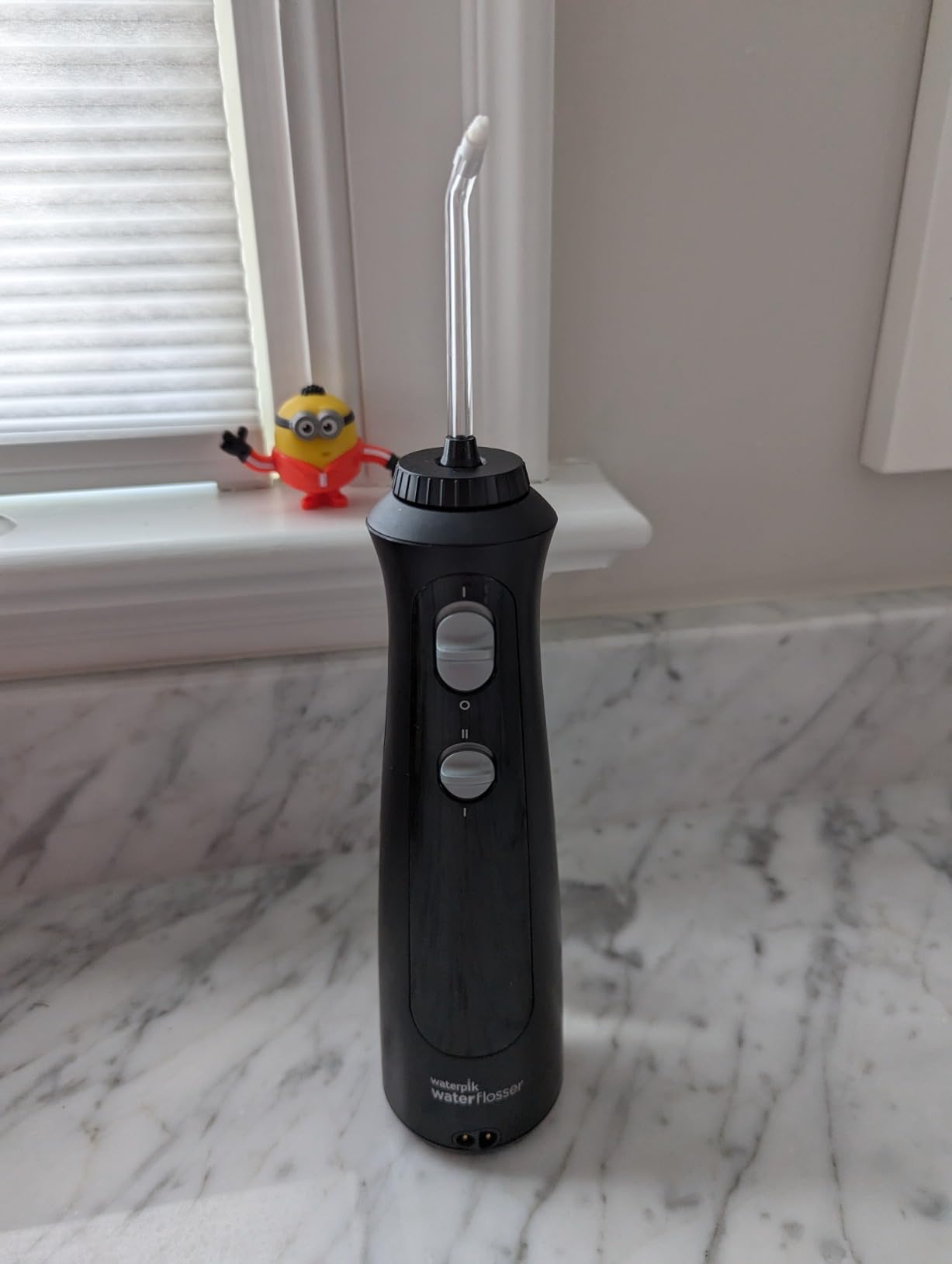 Waterpik Cordless Pearl Portable Water Flosser, Rechargeable, White customer photo 2