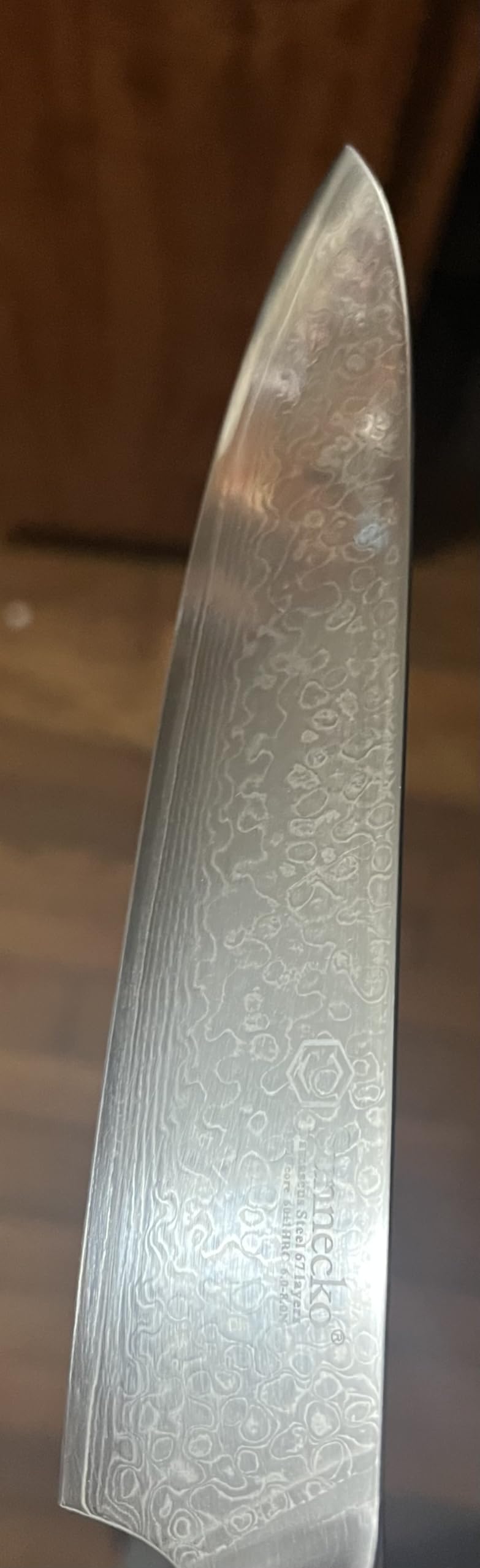 Sunnecko 8 Inch Japanese Damascus Chef Knife - Ultra Sharp VG10 Steel customer photo 2