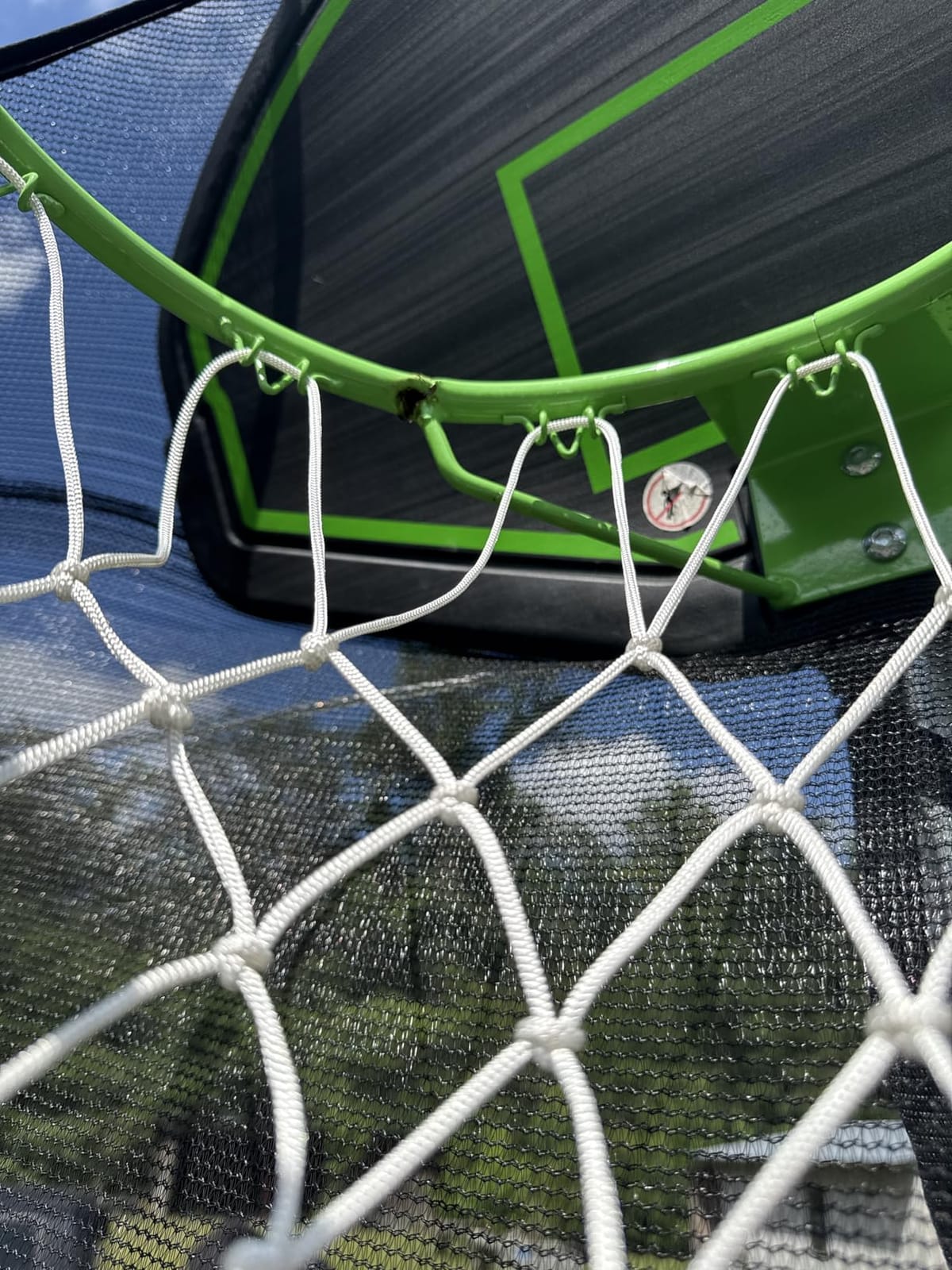 Lyromix 10 12 14 16FT Trampoline Outdoor, Light/Sprinkler/Basketball Hoop customer photo 2