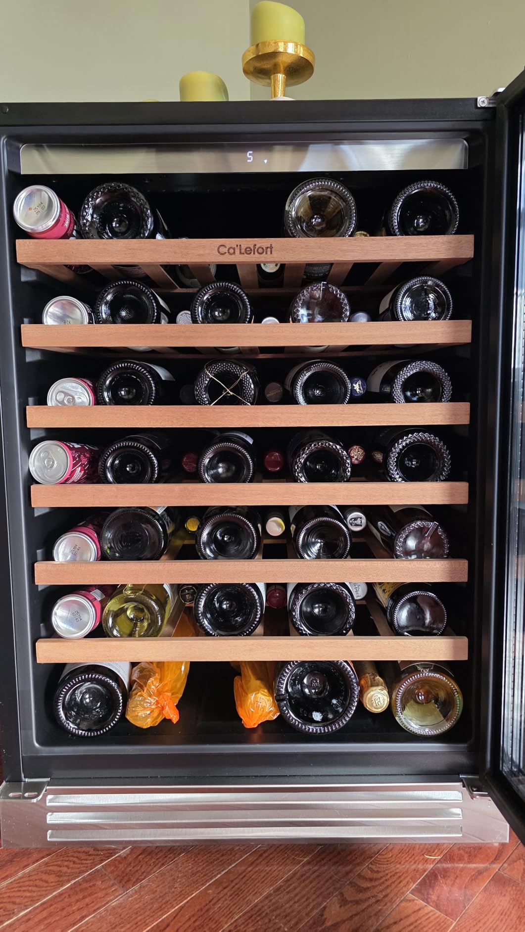 Ca'Lefort 15 Inch Wine Fridge, 33-Bottle Wine Cooler Refrigerator customer photo 1