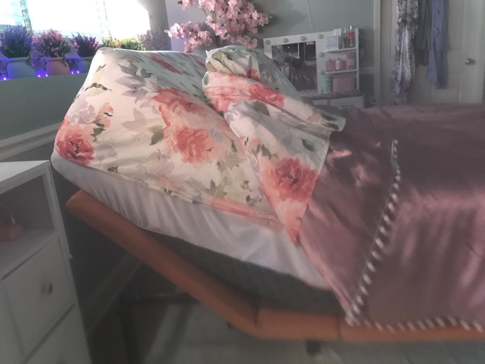ESHINE Adjustable Bed Frame + 14