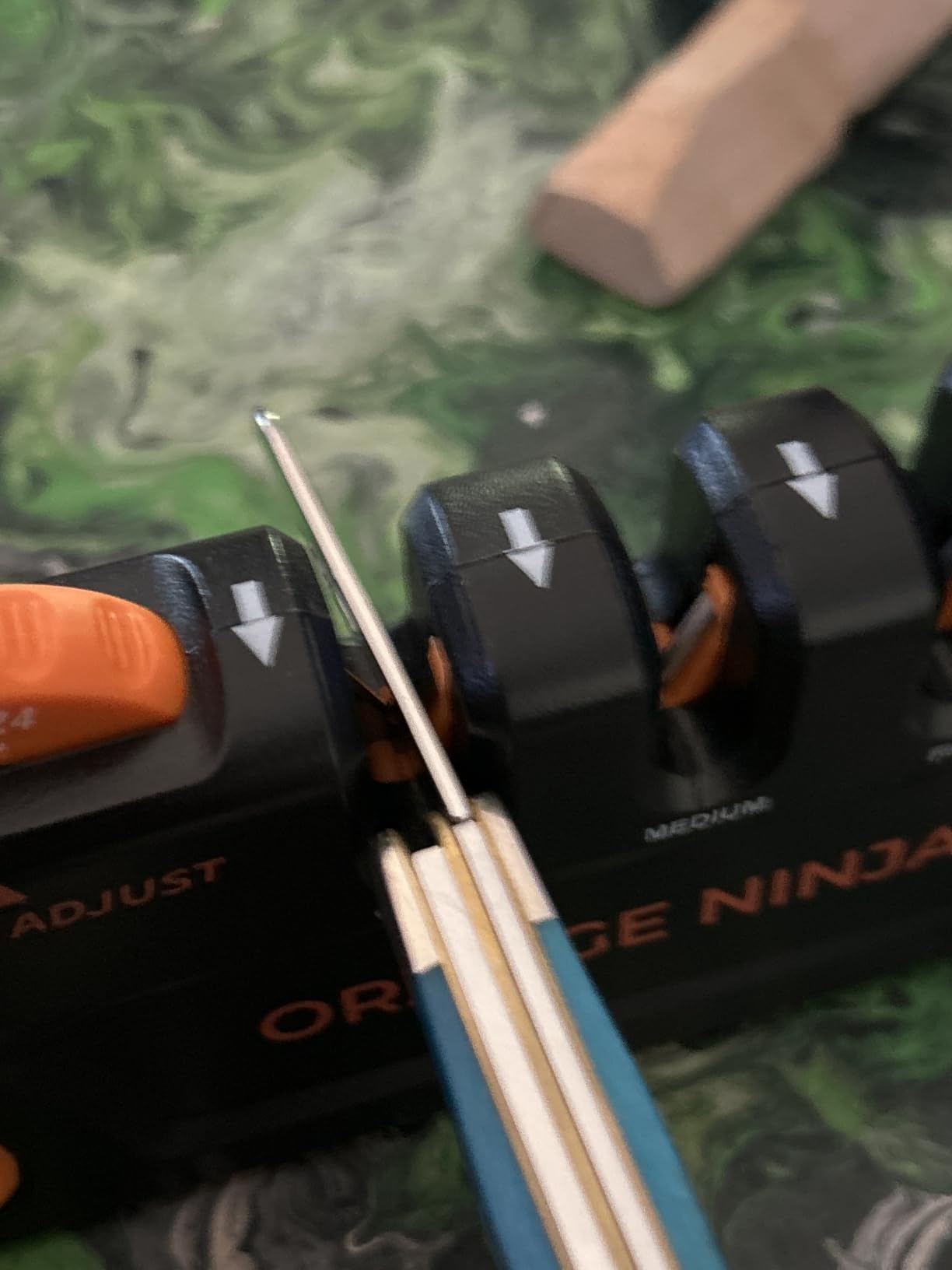 5 Precision Adjust Knife Sharpener- 3-Stage Premium Kitchen Knife Sharpener customer photo 1