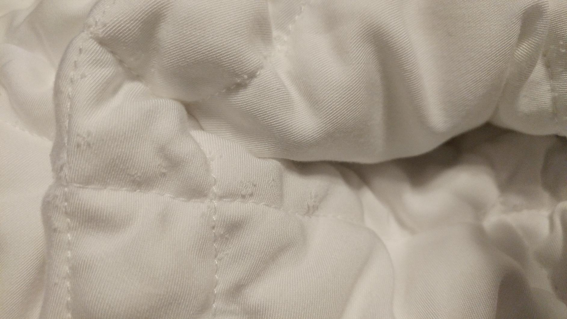 Aricove Cooling Weighted Blanket for Adults, 15 lbs, Full/Queen Size Weighted Blanket, 60x80 inches, Silky Soft Bamboo Viscose, Machine Washable, White customer photo 1