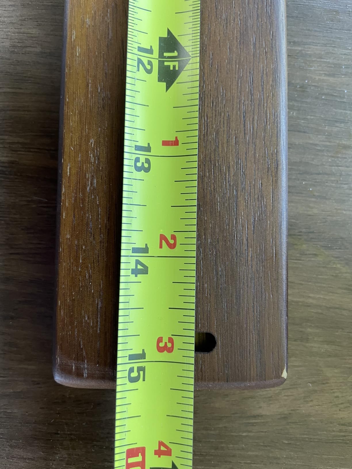 Magnetic Knife Holder for Wall, 16 Inch Acacia Wood Knife Strip, 4 Hooks customer photo 2