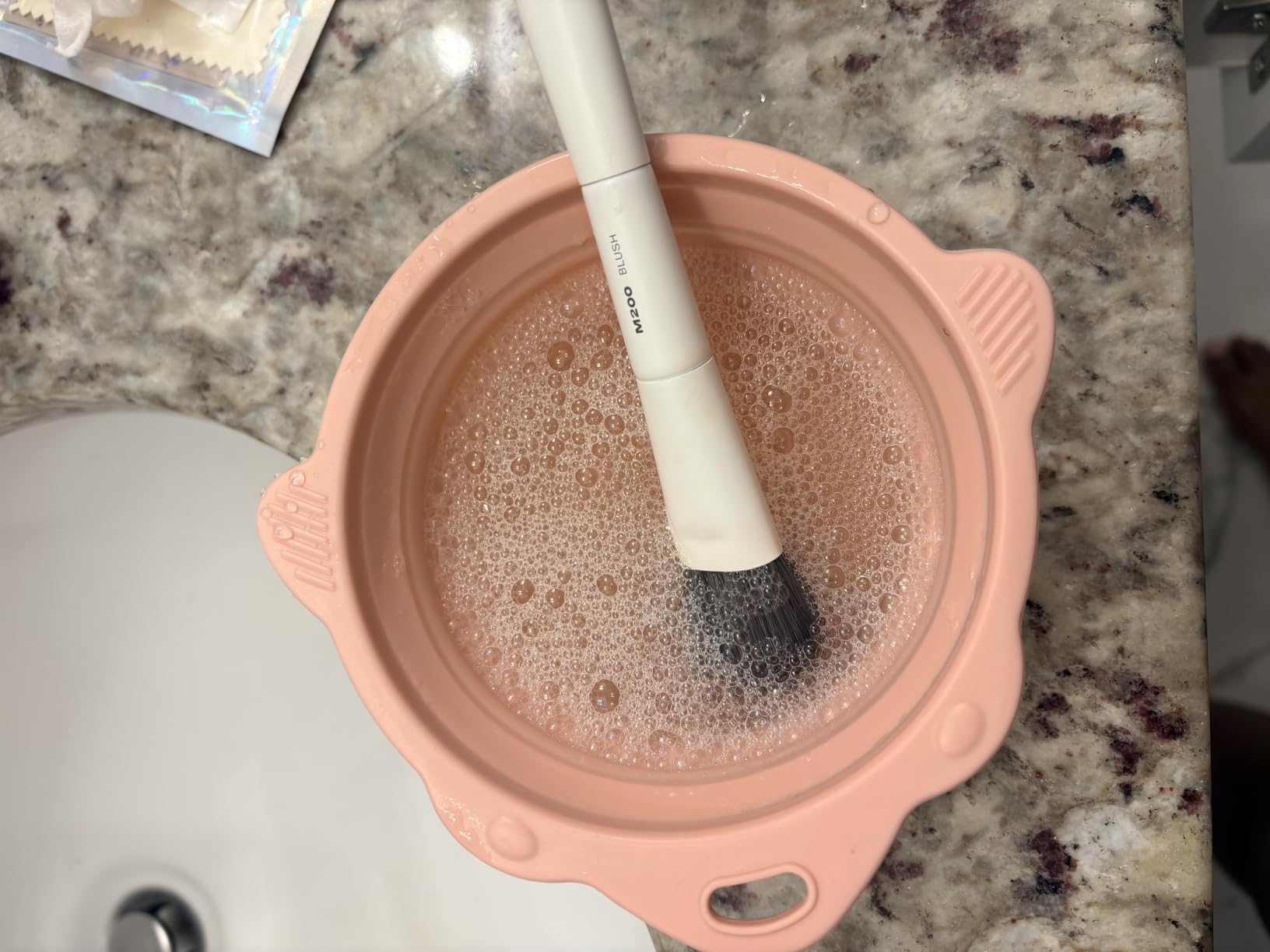 Etercycle Foldable Silicone Makeup Brush Cleaner Bowl customer photo 1