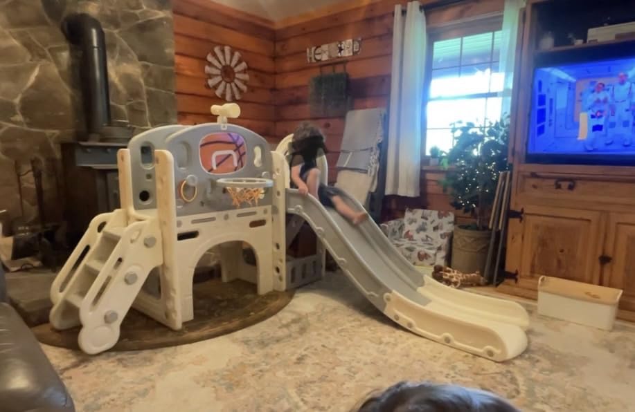 XJD 8 in 1 Toddler Slide Set, Kids Slide for Toddlers Age 1-3 customer photo 2