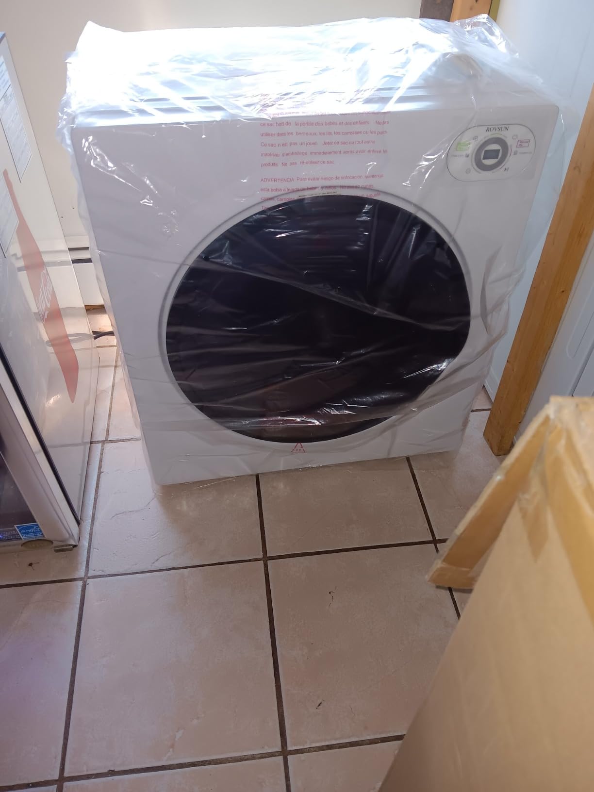 ROVSUN 2.6 Cu.Ft Portable Dryer for Laundry, Electric Clothes Dryer customer photo 1