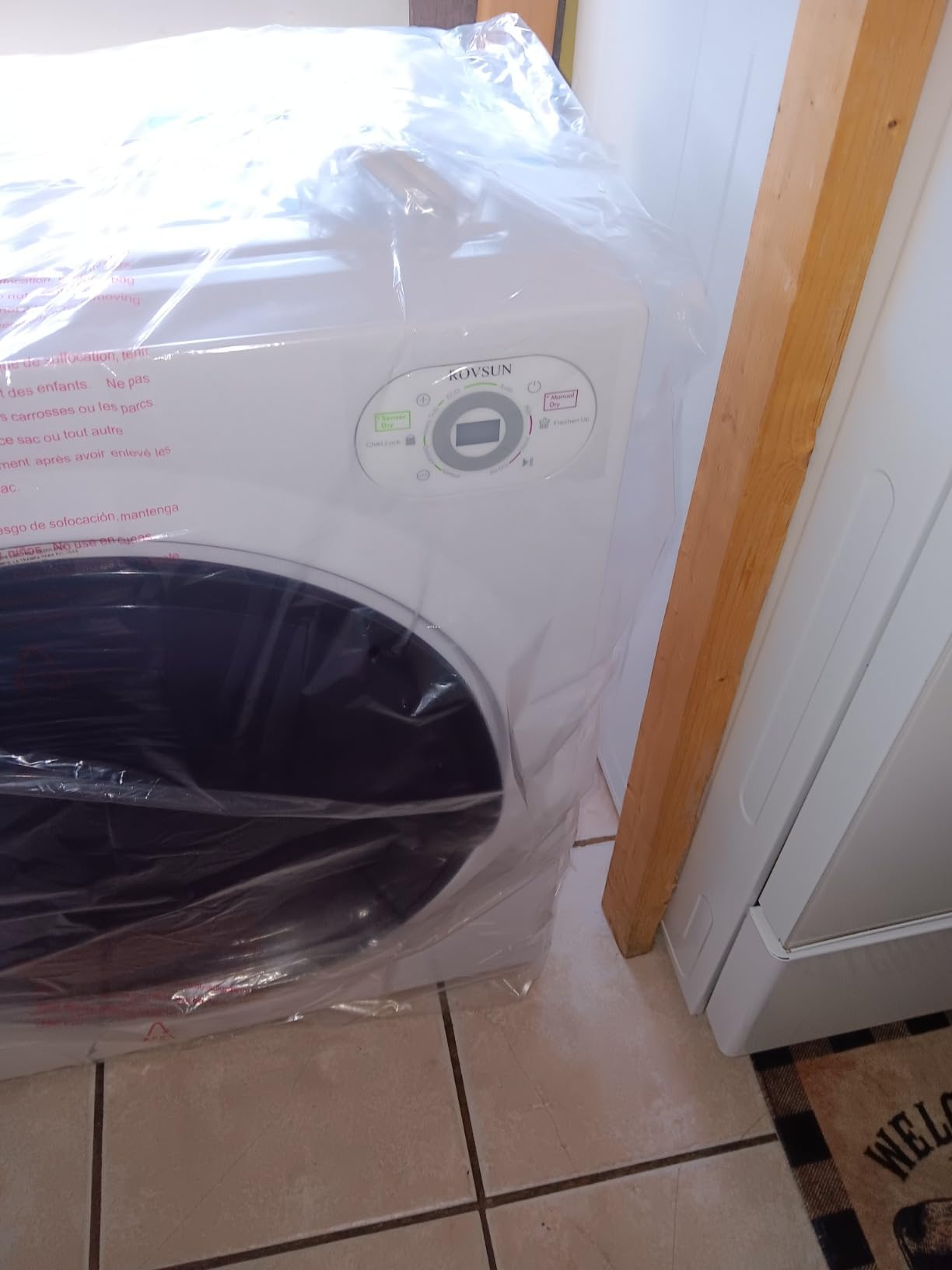 ROVSUN 2.6 Cu.Ft Portable Dryer for Laundry, Electric Clothes Dryer customer photo 2