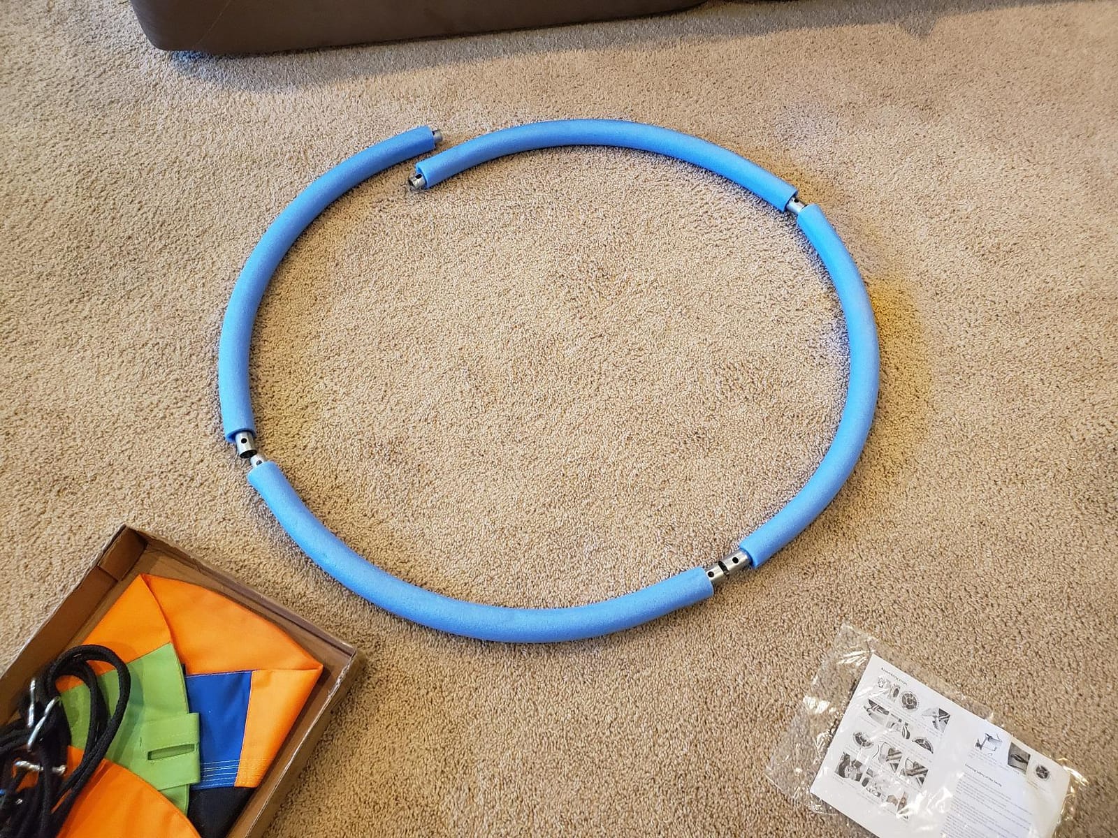 40 Inch Saucer Swing for Kids, Tree Swing with Adjustable Ropes and Straps customer photo 1