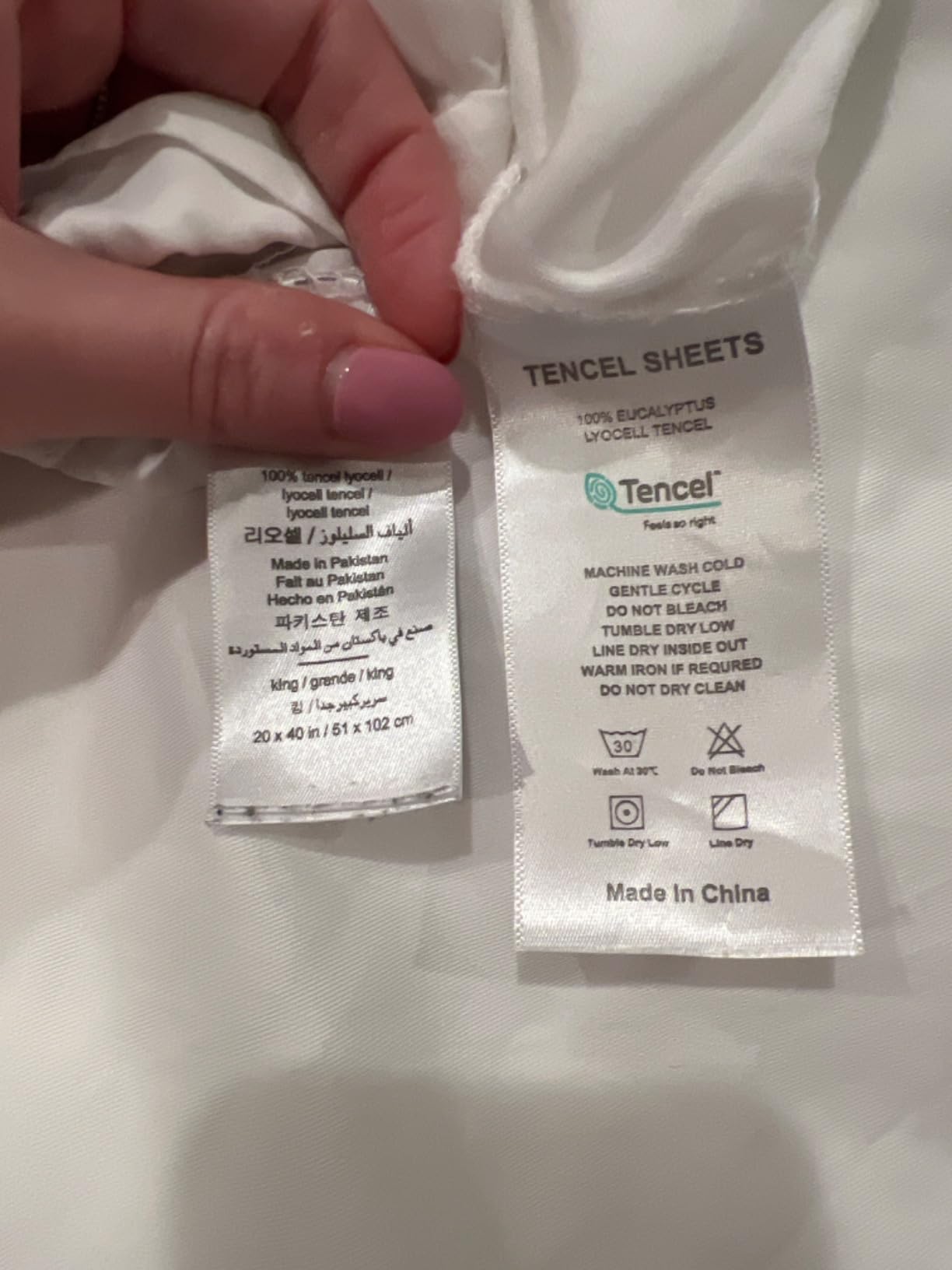 HYPREST 100% Eucalyptus Tencel Sheets Queen - 18 Inch Deep Pocket Cooling for Hot Sleepers Lyocell Luxury Grey Silky Soft customer photo 1