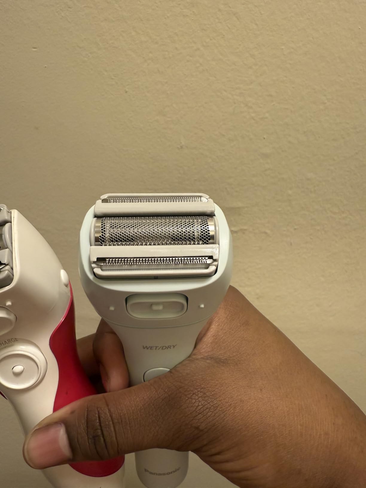Panasonic Electric Bikini Trimmer, Waterproof Full-Body Cordless Electric Razors for Women Legs with Bikini Attachments, 3 Hypoallergenic Blades, for Travel, Shower, and Everyday Use - ES-AWL6AG customer photo 2