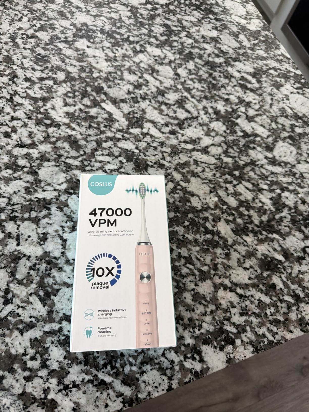 COSLUS C40 Sonic Electric Toothbrush for Adults & Family, Green, 1PC customer photo 2