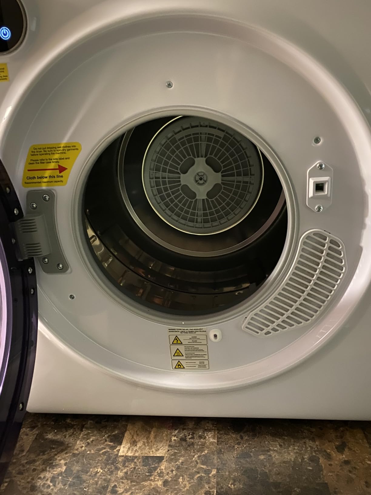 Euhomy 2.65 Cu. Ft. Portable Dryer for Clothes, 1400W Dryer with LCD Panel customer photo 1