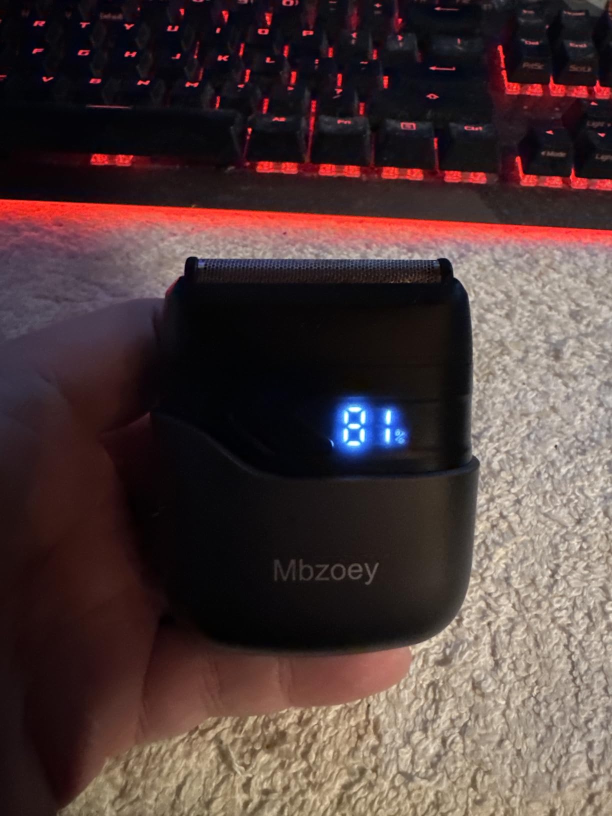 Mbzoey Electric Foil Shavers for Men: IPX7 Waterproof - Magnetic Cover customer photo 2