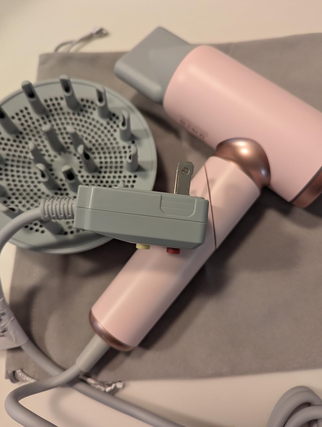 Dual Voltage Hair Dryer Travel Europe Foldable, High Speed customer photo 2