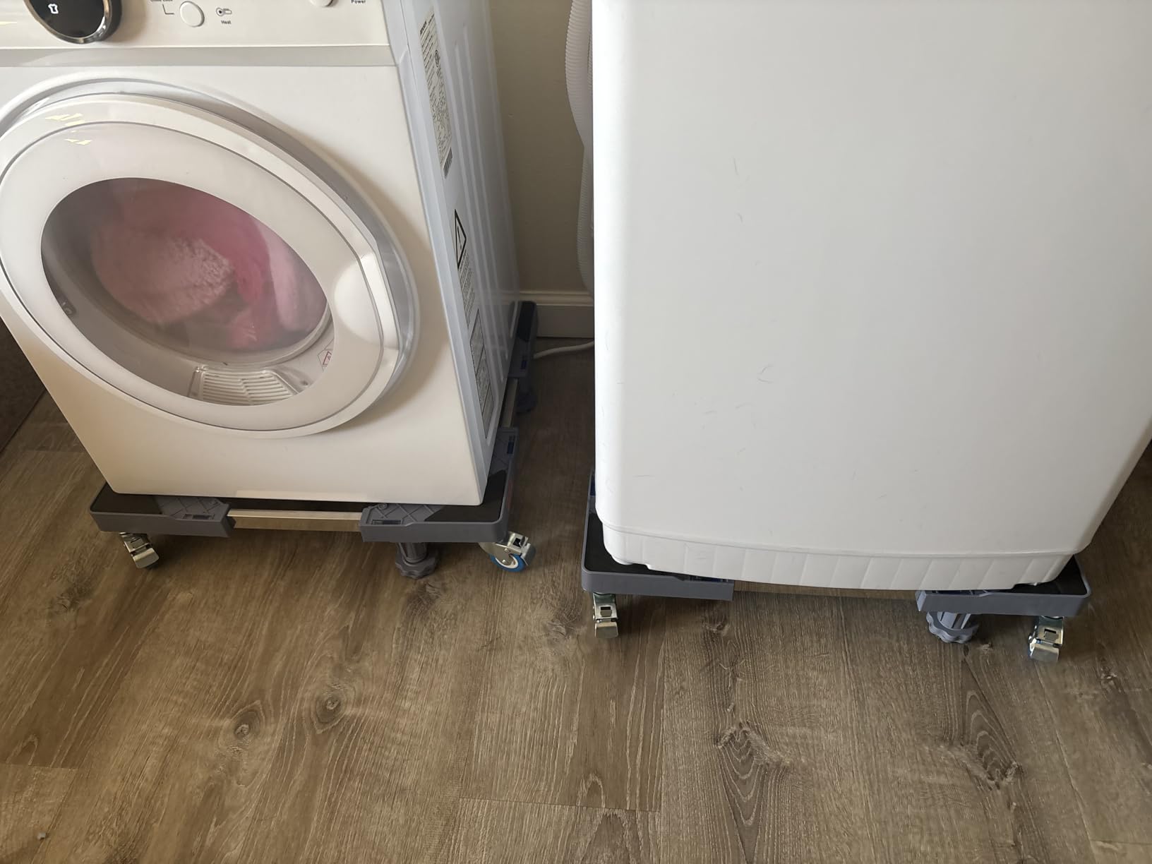 ROVSUN 2.6CuFt Clothes Dryer and 25LBS Full-Automatic Washing Machine Set, Compact Laundry Washer and Dryer Combo Set with Stainless Steel Inner Tub, for Apartment, Dorms, Home customer photo 2