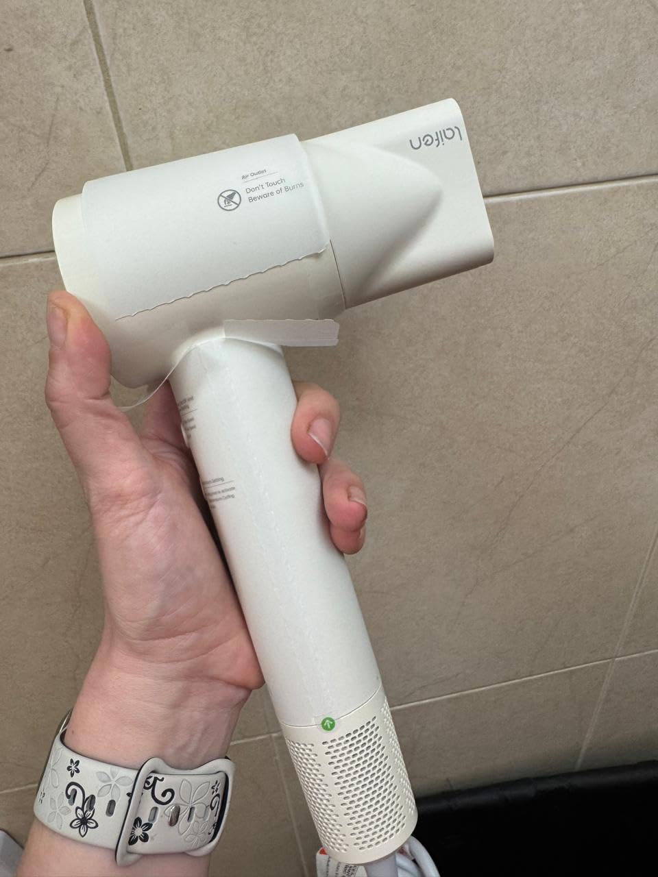 Laifen SE Lite High-Speed Ionic Hair Dryer with Diffuser, Milktea customer photo 2